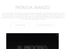 Tablet Screenshot of patriciairanzo.com